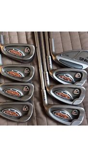 Ping i10 Iron Set 3-PW Purple Dot 1.5 Flat AWT Steel Regular