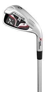 -New- TOUR EDGE EXOTICS E8 IRONS IRON SET 4-PW,AW Steel KBS TOUR 90 Stiff Flex