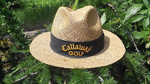 For sell a rare nice vintage new cowboy style Callaway Golf straw hat.
