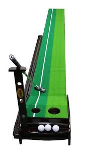 ANLENG Indoor Golf Set Putting Aid Golf Indoor Putting Mat Automatic Ball Ret...