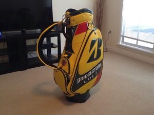 **LIMITED EDITON** Bridgestone Limited Masters Edition staff bag w/ rain hood