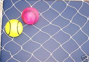 60' X 15'  #15 NYLON BASEBALL SOFTBALL NET NYLON NETTING  2" 160Lb