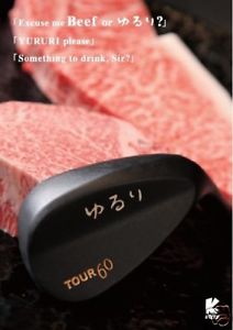 YURURI GOLF JAPAN TOUR MODEL WEDGE 60 deg HEAD ONLY One Club JPLGA Conforming