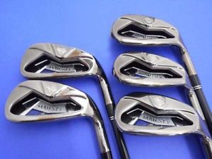 [USED] MARUMAN GOLF JAPAN MAJESTY Royal Black IRON SET #7-10,P (5 clubs) SR