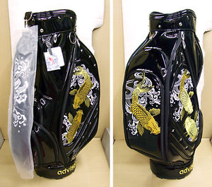 [Limited] ADVISER GOLF JAPAN CARP BK or WH MODEL CADDY BAG CB ADB-1501K