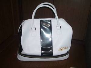 [UNUSED] HONMA GOLF JAPAN BOSTON BAG 45 x 22 x 32cm　BLACK LEATHER