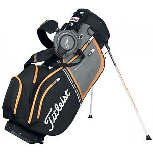 NWT Titleist Light Weight Stand Bag TB4SX6-00C8 Black/Char/Mango