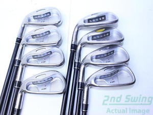 TaylorMade Rac OS 2005 Iron Set 3-PW Graphite Regular Left 38 in