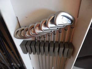 10 club  Callaway Big Bertha Steelhead X-14 iron set w/Callaway woods.