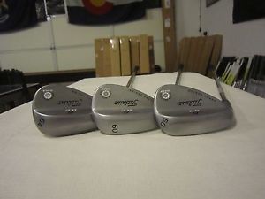 Titleist Vokey SM4 Tour Chrome Wedge Set - 56* - 60* - 64* - Steel - MINT - LH
