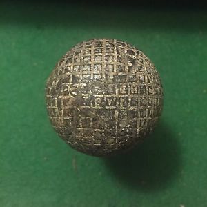 Antique Vintage Solid Gutta Percha *SILVERTOWN MOLDED GUTTY* Golf Ball