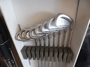 10 club  Callaway Big Bertha Steelhead X-14 iron set w/Callaway woods & putter!