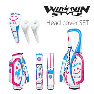 [NEW] WINWIN STYLE GOLF JAPAN ENJOY GOLF CART CADDY BAG NEON COLOR HC SET 2016