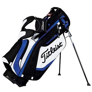 New! Titleist Lightweight Stand Bag 4-Way "Black White Blue" TB5SX6-014