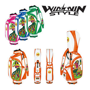 [NEW] WINWIN STYLE GOLF JAPAN ALOHA! WINWIN CART CADDY BAG 8.5x47" 3.6 kg 2016
