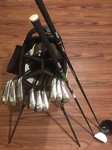 LH TaylorMade Burner 2.0 Iron set 4-AW+SW, Rocketballz Hybrid & Titleist Driver
