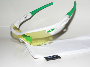 OAKLEY RADAR WHITE GOLFBALL H.I. YELLOW 24-219 FRAME WATER FAST FLAK JAWBREAKER
