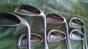 Ping G2 green dot iron set 4-W regular flex