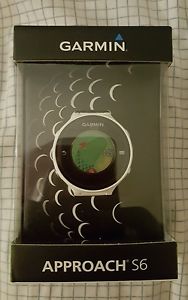 Garmin Approach S6 Golf Touchscreen GPS Watch WHITE PinPointer Technology NEW