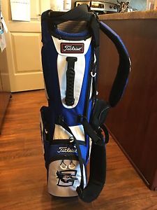 New Titleist 2015 Ultra Lightweight White/Blue/Black Stand Bag Creighton Jays