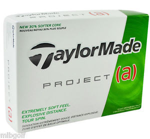 6 Dozen New TaylorMade Project (a) Golf Balls 2016 Free Shipping!