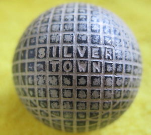 ANTIQUE -  SILVERTOWN GUTTY GOLF BALL c1890 - GOLF