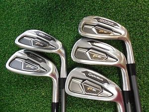 "USED" TAYLORMADE PSI IRONS 6-PW REGULAR KUROKAGE GRAPHITE +MULTI COMPOUND GRIPS