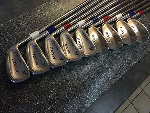 Super Mint Rare Set Of Maxfli A10 Tour Limited Irons Combo Set R300 Shaft Blades