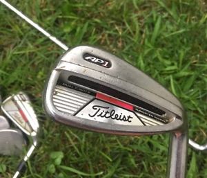 Titleist Ap1 Iron Set 4-PW R300 High Launch Shafts Good Used Condition