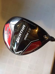 Callaway Bertha Mini 1.5 Driver Regular Flex Stock w/Headcover Excellent 14*
