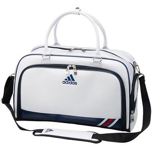Adidas 2016 Golf Boston bag 9 AWR43 White×Navy from Japan O207 1988