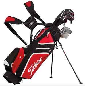 Titleist 2015 Ultra Lightweight Stand Golf Cart Bag Black Red White Dividers