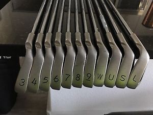 Karsten Ping i3 + Black Dot 3-9 PW UW SW LW Golf Iron Set RH Great Condition