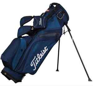 Titleist 2015 Ultra Lightweight Stand Golf Cart Bag Navy Dividers Carry Storage