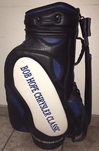 ~ BURTON ~ RARE 10" Bob Hope Chrysler Classic Golf Bag Made in USA w/Rain Hood