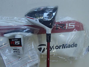 "New" Taylormade  R15  12 deg  RH Matrix "red tie" stiff flex  Driver golf club