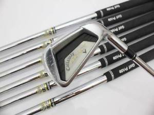 [USED] CALLAWAY GOLF JAPAN LEGACY2010 IRON SET GS85 #5-9,P,A (7 clubs) R300 0328
