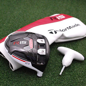 TaylorMade Golf R15 460 White Driver  10.5º Head Only + Headcover+Tool - NEW