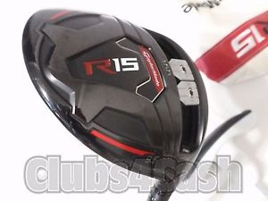 Taylormade R15 Black TP 460 Driver 9.5* Speeder 661 Tour Spec Stiff +Tool & HC
