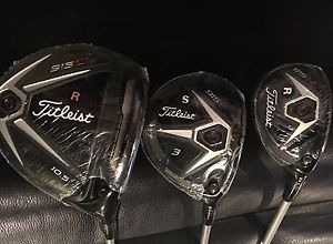 3 New Titleist Clubs - 915D2 10.5R, 915F 16.5S, 915H 24R