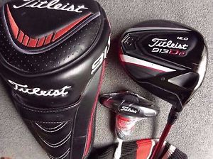 Titleist 913D2 12* Driver RH BASSARA 50 Hi Regular w/HC+Wrench (H21-07)