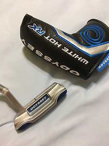 35" ODYSSEY WHITE HOT RX #1 Putter w/ SUPER STROKE Grip eyeFIT WITH HEAD COVER!!