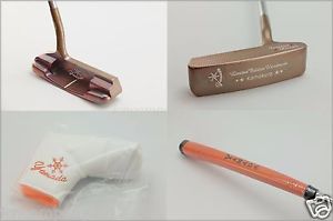 YAMADA Handmade Kamakura GOLF PUTTER Right Handed 34" Leather Grip Cover Japan