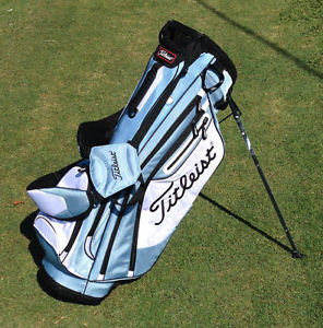 New 2016 Titleist Lightweight Stand Bag COLOR: North Carolina Blue/White