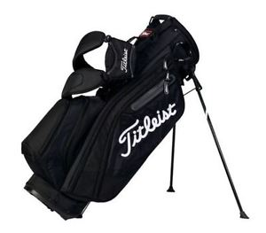 New! ** 2016 ** Titleist Lightweight Stand Bag 4-Way Top Cuff "BLACK" TB5SX6-0