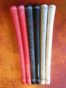 40 Iguana Golf Standard Rubber Half Cord Velvet Grips Choose Black, Red or White