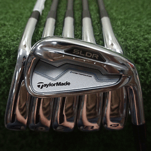 "MINT" TAYLORMADE SLDR IRONS 5-PW FUJIKURA SPEEDER 67 REGULAR GRAPHITE SHAFTS