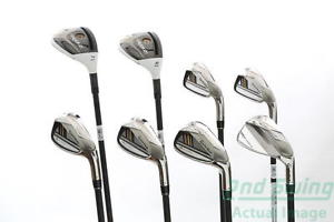 Mint TaylorMade Rocketbladez HP Combo Iron Set 4H 5H 6-PW GW Graphite Senior Rig