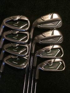 ALMOST MINT!!!MLH TAYLORMADE RBZ ROCKETBALLZ IRON SET 4-AW(8pc)R FLEX STEEL NICE