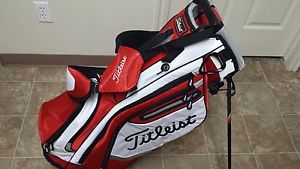 New 2016 Titleist Light weight golf bag White, Red, Black, Gray